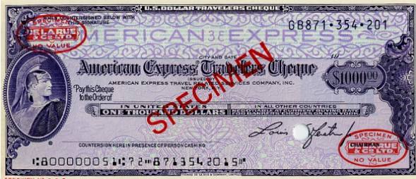 american express checks travelers cheques
